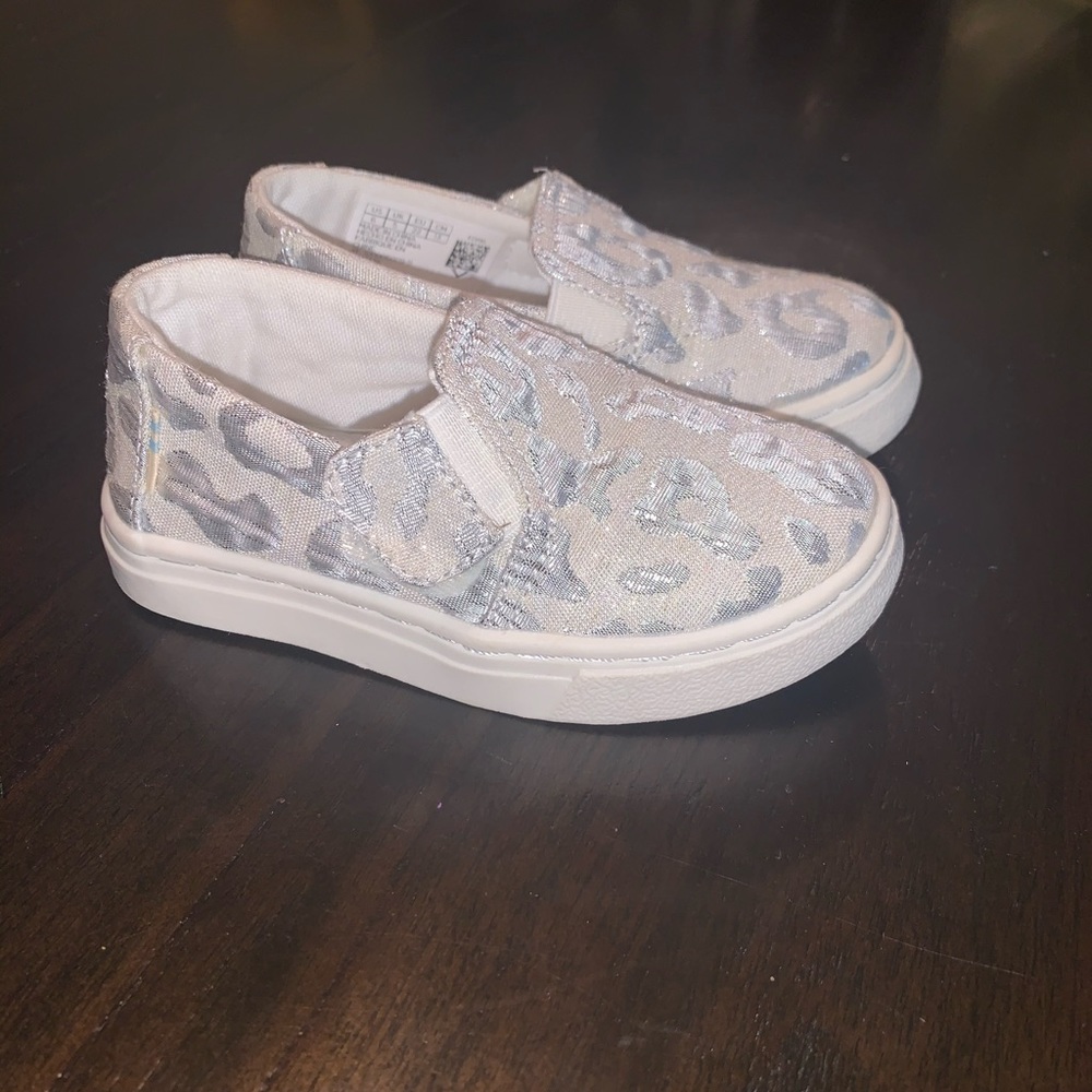 Toms Size 6 Toddler- Luca Woven Cheetah